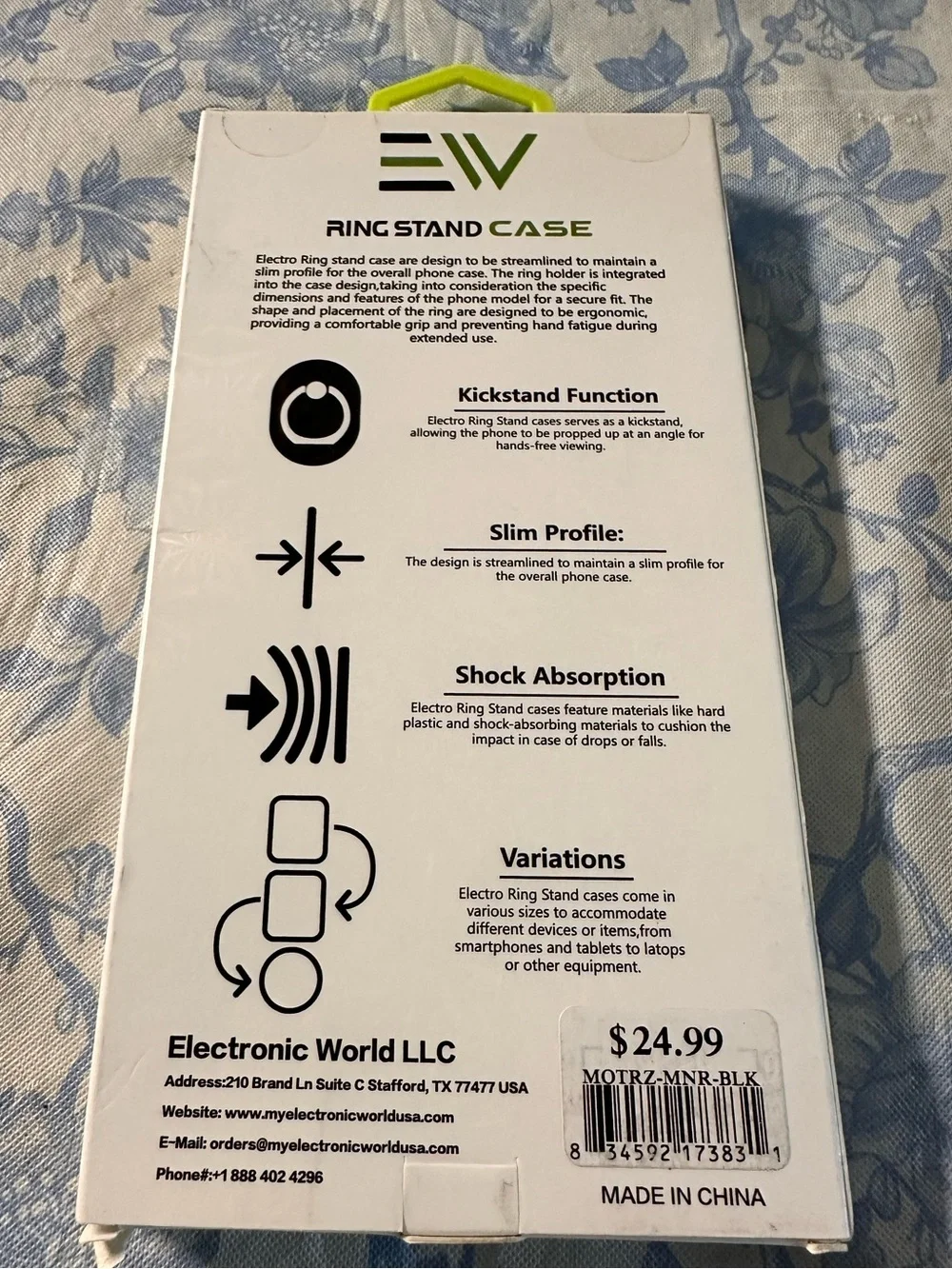 Electronic world durable red
